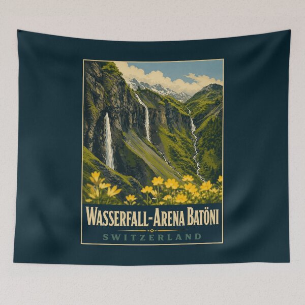 Item preview, Wasserfall Arena Batöni - Switzerland designed and sold by GoodOldVintage.