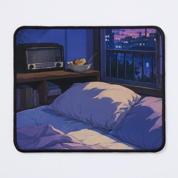 Item preview, The Reading Futon - Chill Lofi Aesthetic Art designed and sold by bapupa.