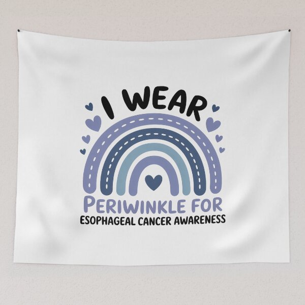 Item preview, Esophageal Cancer Awareness Periwinkle Ribbon  designed and sold by sailorjessiArt.