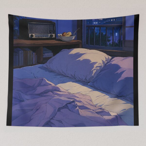 Item preview, The Reading Futon - Chill Lofi Aesthetic Art designed and sold by bapupa.