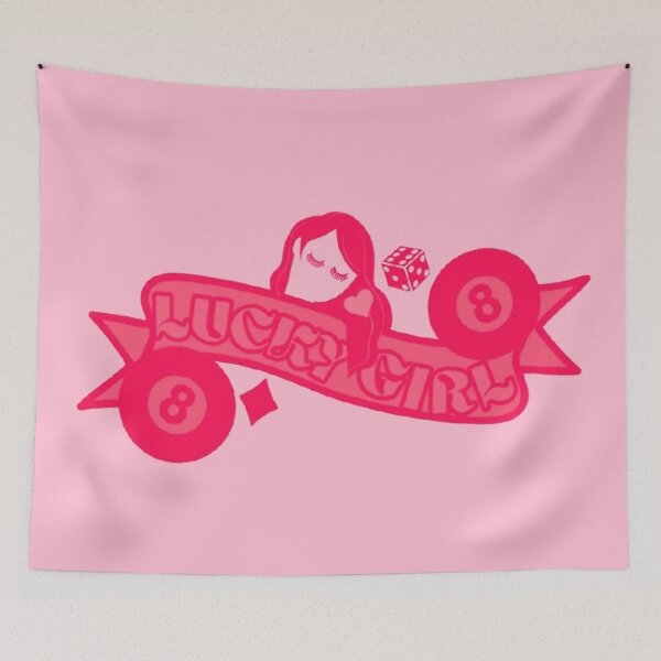 Item preview, Pink Lucky Girl 8 Ball Fortune designed and sold by CDPrintsDesigns.