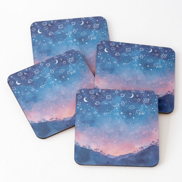 Item preview, Watercolor galaxy dreamscape designed and sold by Albi777.