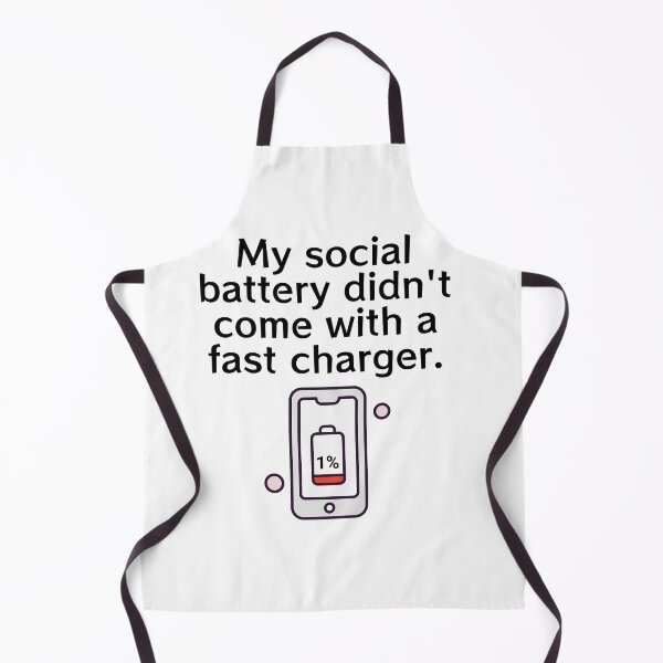 Item preview, My social battery didn't come with a fast charger. designed and sold by Creative jiffy.