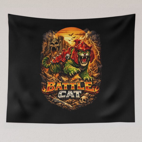 Item preview, battle cat designed and sold by TeeMystic.