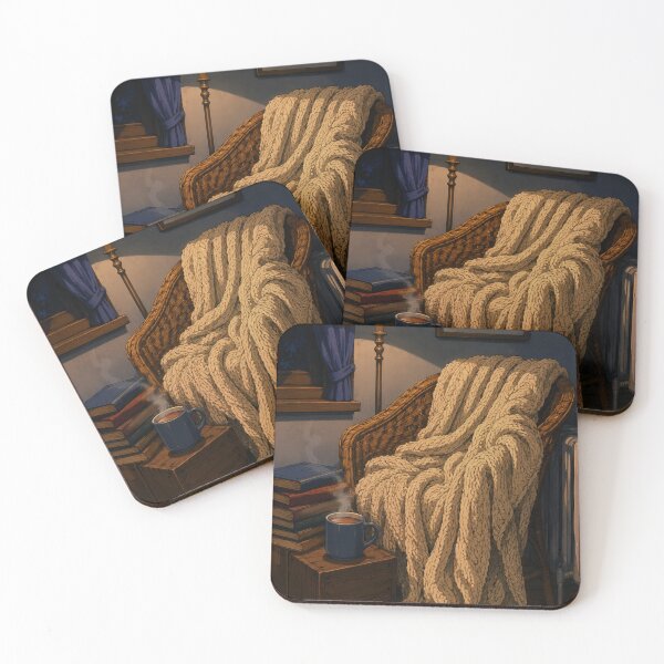 Item preview, Amber Glow Nook - Cozy Lofi Aesthetic Art designed and sold by bapupa.