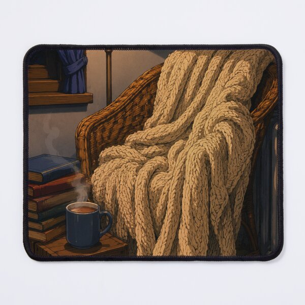 Item preview, Amber Glow Nook - Cozy Lofi Aesthetic Art designed and sold by bapupa.