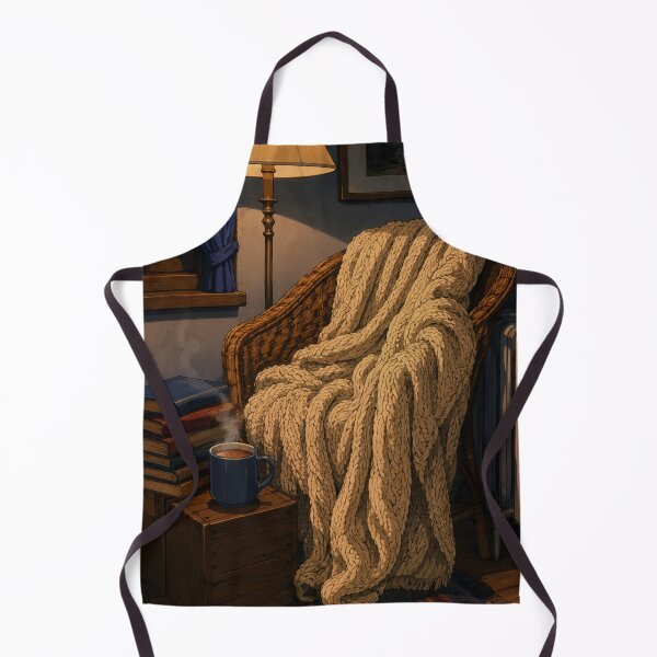 Item preview, Amber Glow Nook - Cozy Lofi Aesthetic Art designed and sold by bapupa.