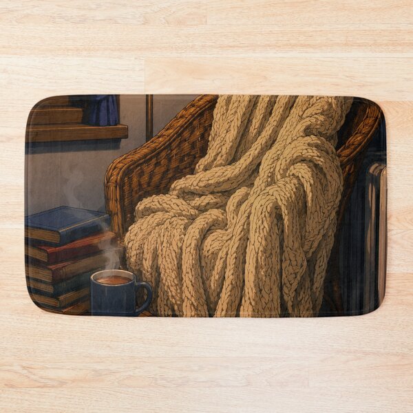 Item preview, Amber Glow Nook - Cozy Lofi Aesthetic Art designed and sold by bapupa.