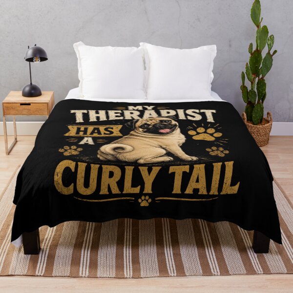 Item preview, My Therapist Has A Curly Tail designed and sold by zoes-ink.