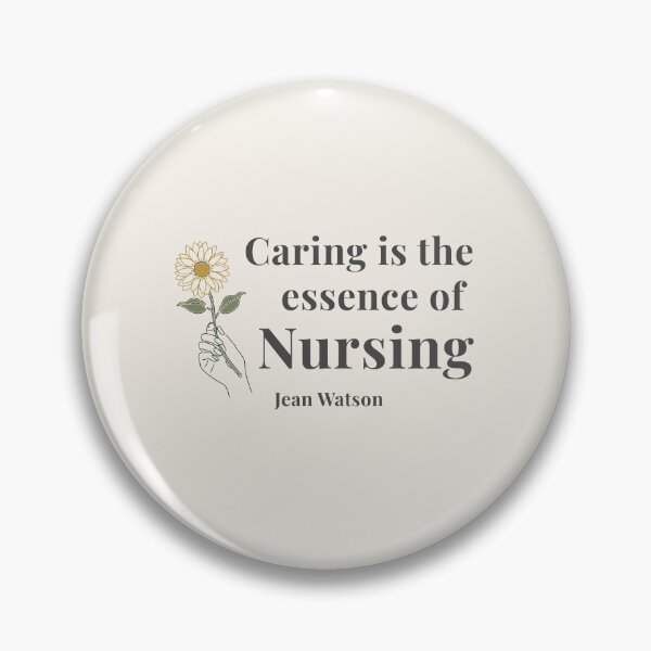 Item preview, Caring Is The Essence of Nursing - minimalist quote design sunflower designed and sold by AmoebaPress.