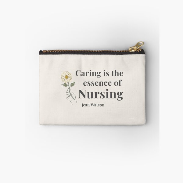 Item preview, Caring Is The Essence of Nursing - minimalist quote design sunflower designed and sold by AmoebaPress.