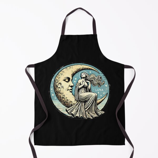 Item preview, Luna Moon Goddess Vintage Celestial designed and sold by CCChillingfrog.
