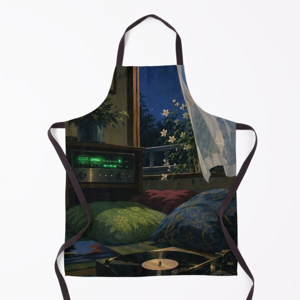 Item preview, Midnight Vinyl - Cozy Lofi Aesthetic Art designed and sold by bapupa.