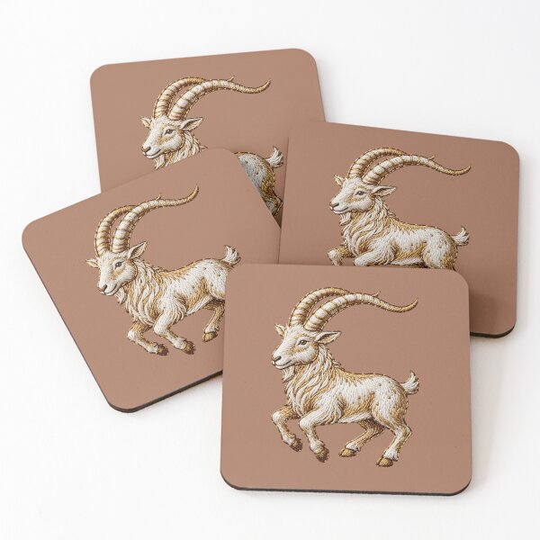 Item preview, Capricorn - embroidered in the golden age of the zodiac sign designed and sold by Kimenta.