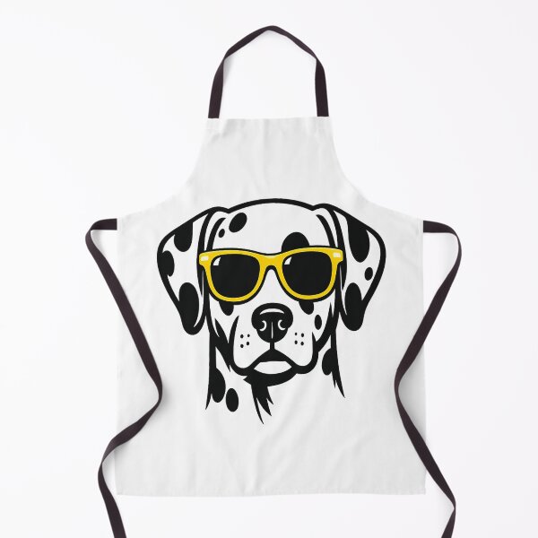 Item preview, Cool Dalmatian with Yellow Sunglasses Art - Cute Dog Illustration designed and sold by myforestfog.