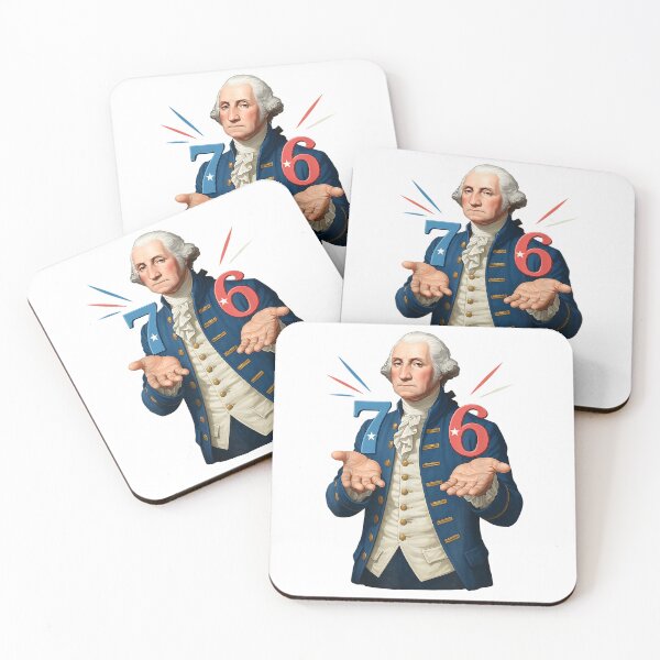 Item preview, 6-7 7-6 George Washington Seven Six Teacher American T-Shirt designed and sold by RKdrawings.
