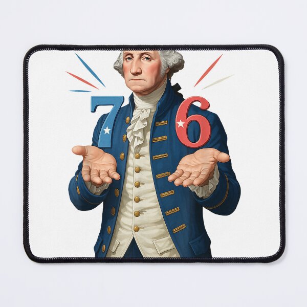 Item preview, 6-7 7-6 George Washington Seven Six Teacher American T-Shirt designed and sold by RKdrawings.