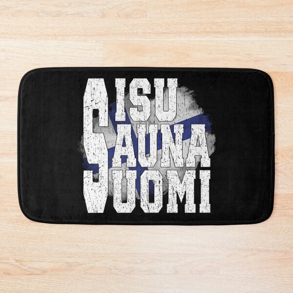 Item preview, Finnish Sisu Sauna Suomi Finland Shield Badge Nordic Heritage Culture Traditional Distressed T-Shirt designed and sold by Jt41.