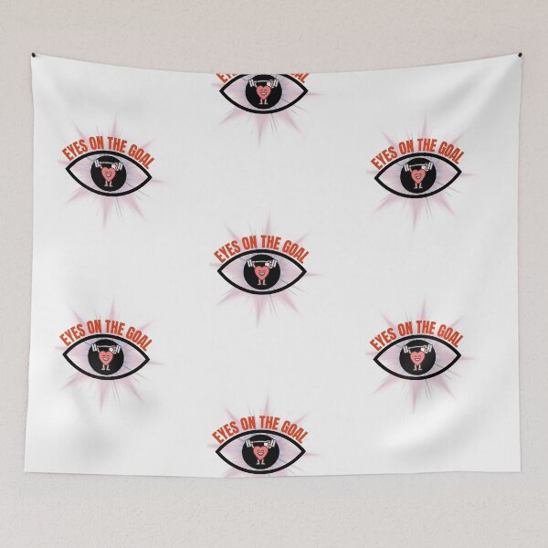 Item preview, Eyes On The Goal -Motivational Gym Focus Design designed and sold by Palette-Vibes.
