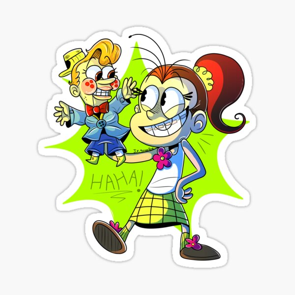 The Loud House Luan loud y Mr. Coconuts Pegatina