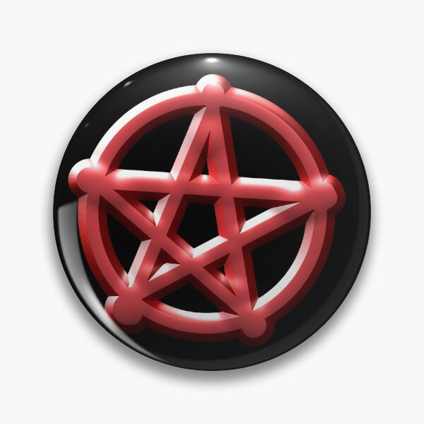 Item preview, Metallic Red Pentagram 3D Symbol designed and sold by Kazewalk.