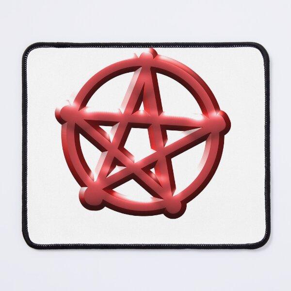 Item preview, Metallic Red Pentagram 3D Symbol designed and sold by Kazewalk.