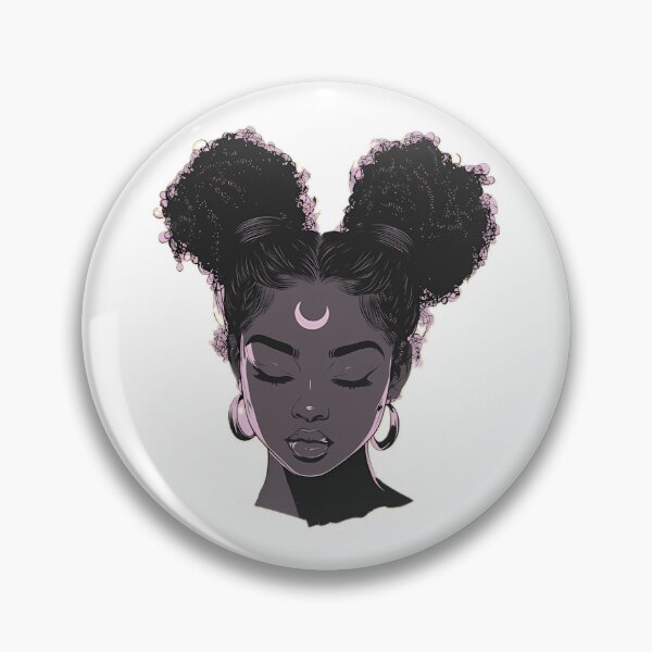 Item preview, Black Girl Moon Phase Celestial designed and sold by CCChillingfrog.