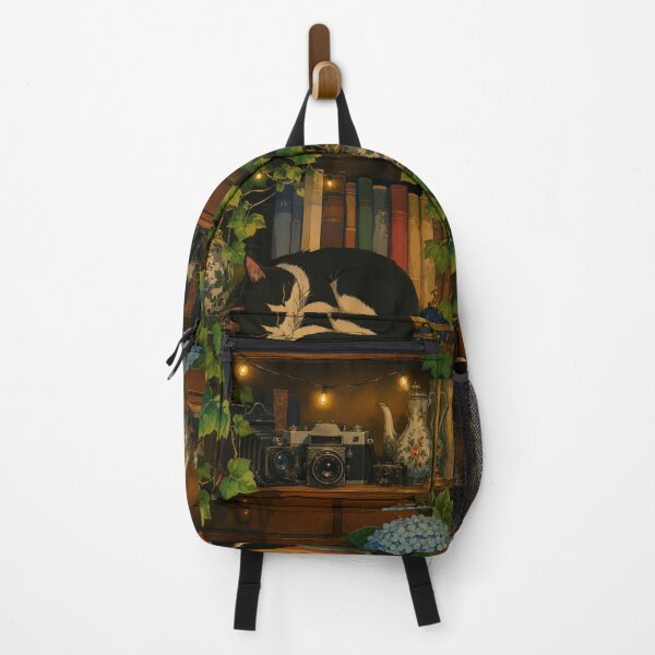 Item preview, The Sleepy Bookshelf - Cozy Lofi Aesthetic Art designed and sold by bapupa.