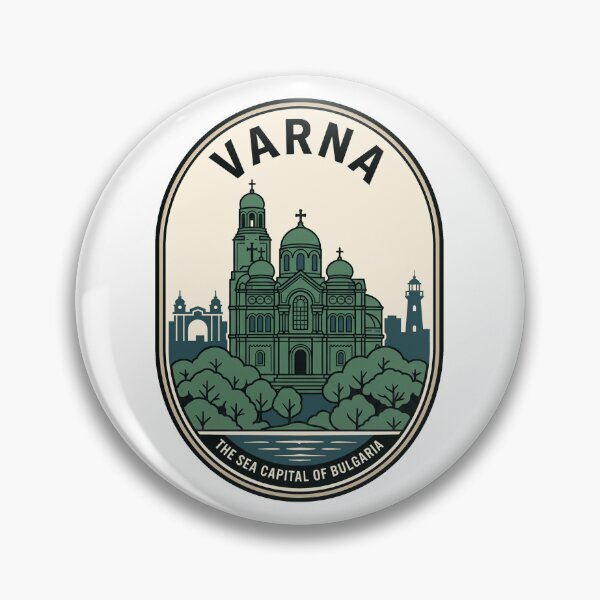 Item preview, Varna Bulgaria Dormition Cathedral Sea Capital Badge designed and sold by k3rstman1.