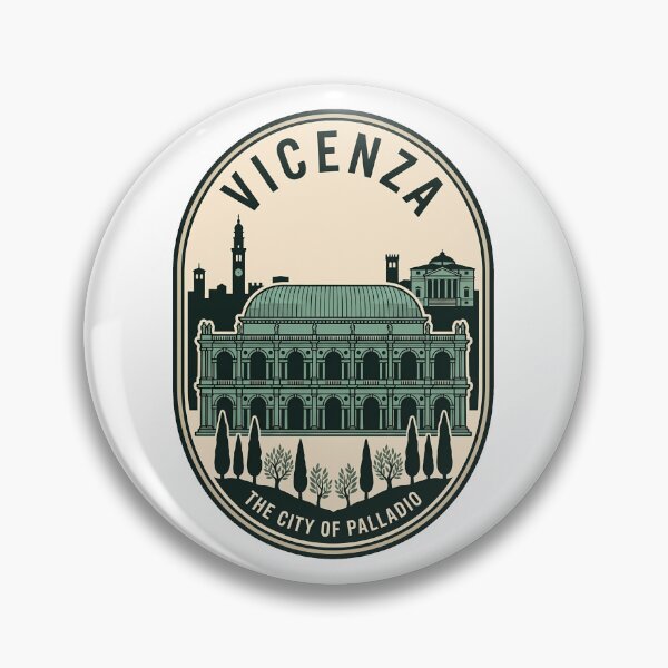 Item preview, Vicenza Italy City of Palladio Architecture Badge designed and sold by k3rstman1.