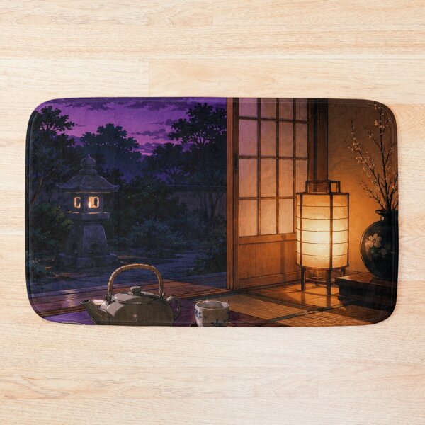 Item preview, Twilight Tea Corner - Cozy Lofi Aesthetic Art designed and sold by bapupa.