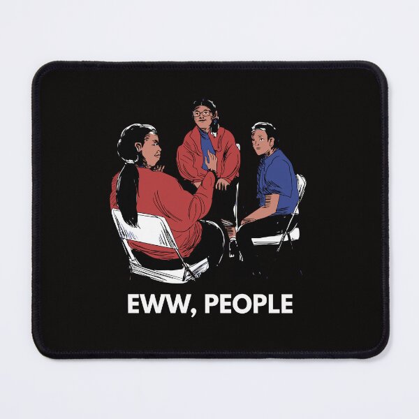 Item preview, Funny Social Exhaustion– Awkward Group Discussion Design designed and sold by ContigoART.