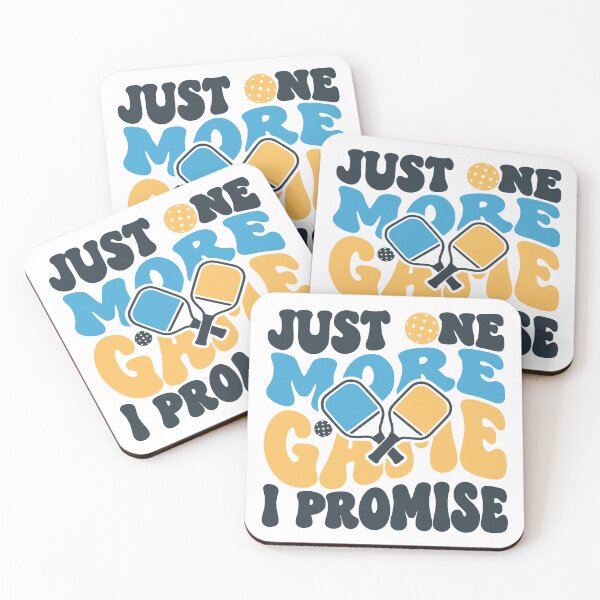 Item preview, Just One More Game I Promise Funny Pickleball Summer Retro designed and sold by MavtM.