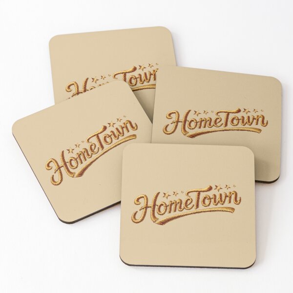 Item preview, Embroidered Script: HomeTown – Illusion of an Embroidery designed and sold by Kimenta Fashion.