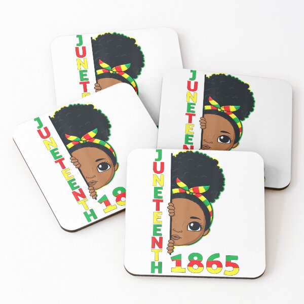 Item preview, Juneteenth Celebrating 1865 Brown Skin Princess Girls Kids T-Shirt designed and sold by gidget-gadget.