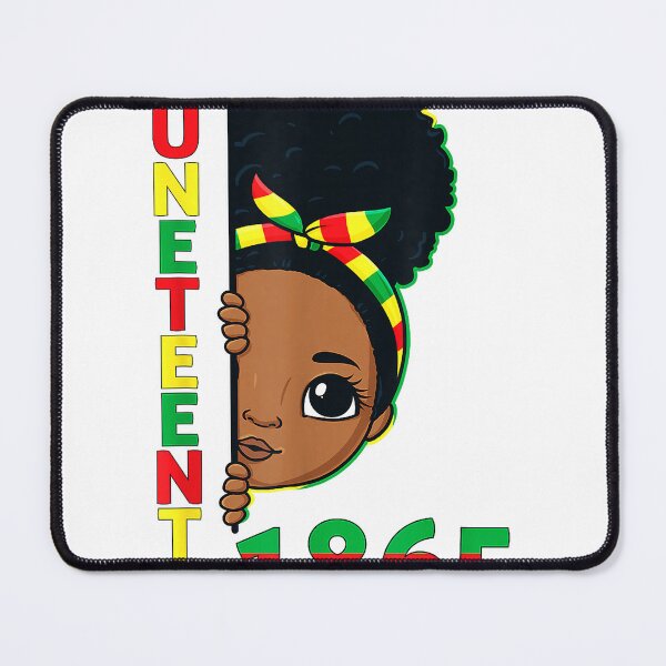 Item preview, Juneteenth Celebrating 1865 Brown Skin Princess Girls Kids T-Shirt designed and sold by gidget-gadget.