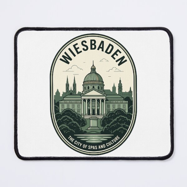 Item preview, Wiesbaden Germany City of Spas Travel Badge designed and sold by k3rstman1.