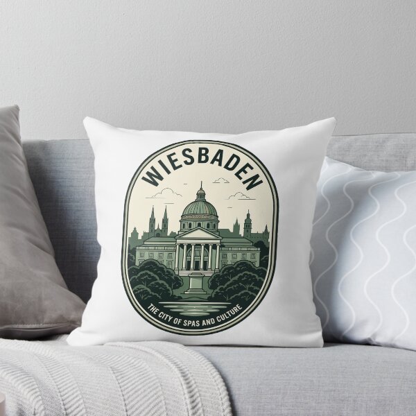 Item preview, Wiesbaden Germany City of Spas Travel Badge designed and sold by k3rstman1.