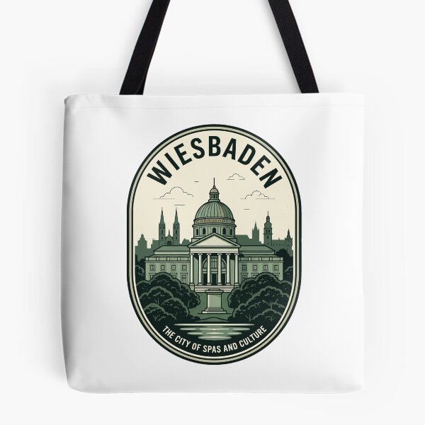 Item preview, Wiesbaden Germany City of Spas Travel Badge designed and sold by k3rstman1.