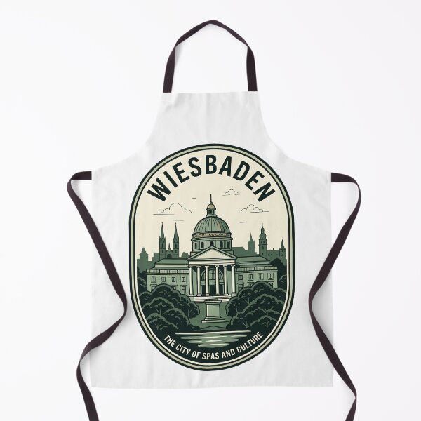 Item preview, Wiesbaden Germany City of Spas Travel Badge designed and sold by k3rstman1.