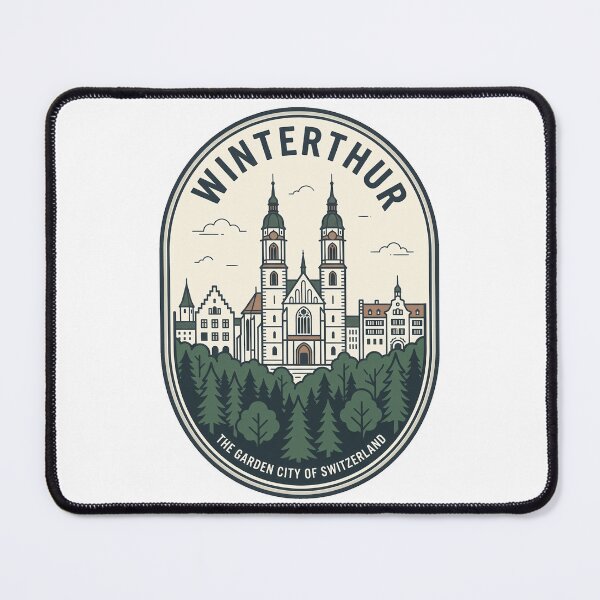 Item preview, Winterthur Switzerland Garden City Vintage Travel Badge designed and sold by k3rstman1.
