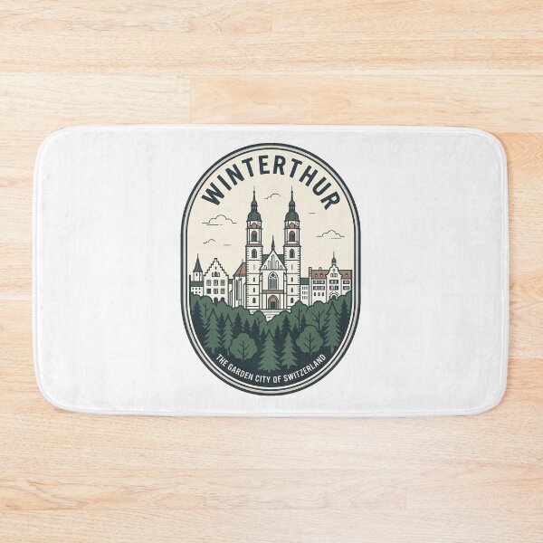 Item preview, Winterthur Switzerland Garden City Vintage Travel Badge designed and sold by k3rstman1.