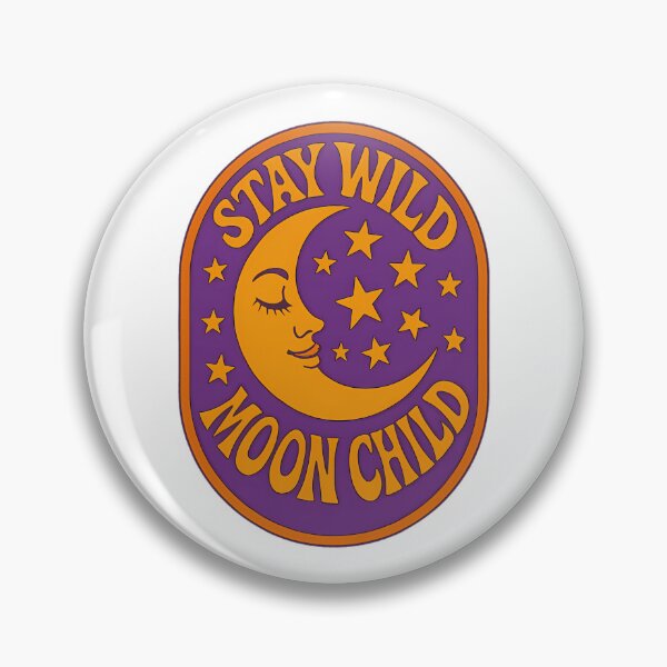Item preview, Stay Wild Moon Child Retro Celestial designed and sold by CCChillingfrog.