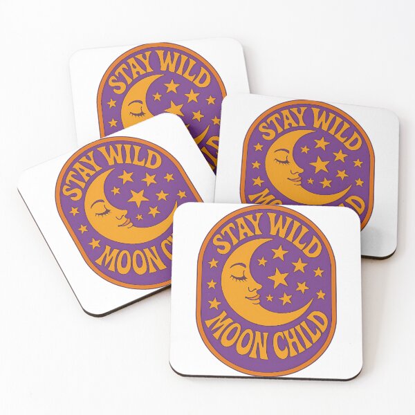 Item preview, Stay Wild Moon Child Retro Celestial designed and sold by CCChillingfrog.