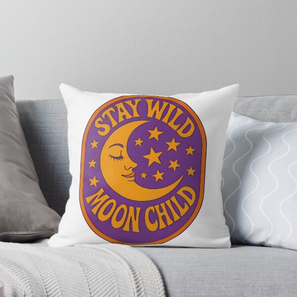 Item preview, Stay Wild Moon Child Retro Celestial designed and sold by CCChillingfrog.