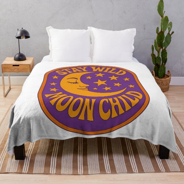 Item preview, Stay Wild Moon Child Retro Celestial designed and sold by CCChillingfrog.