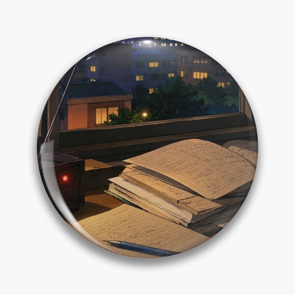 Item preview, City Light Nook - Japanese Lofi Aesthetic Art designed and sold by bapupa.