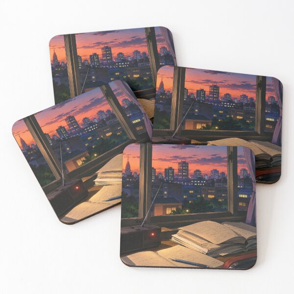 Item preview, City Light Nook - Japanese Lofi Aesthetic Art designed and sold by bapupa.