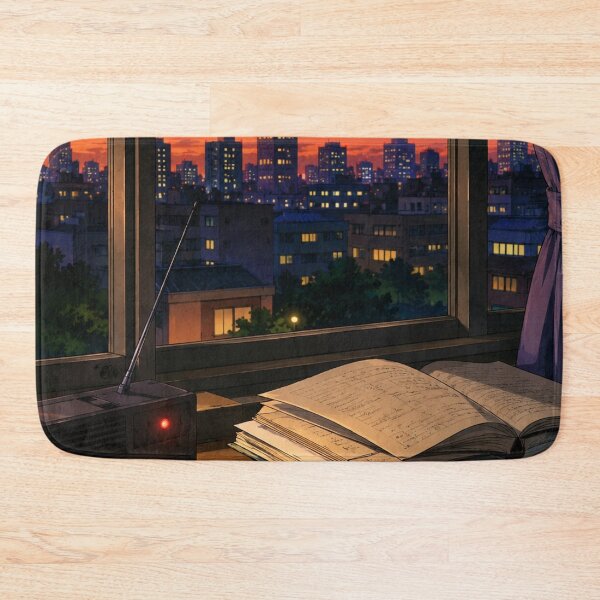 Item preview, City Light Nook - Japanese Lofi Aesthetic Art designed and sold by bapupa.