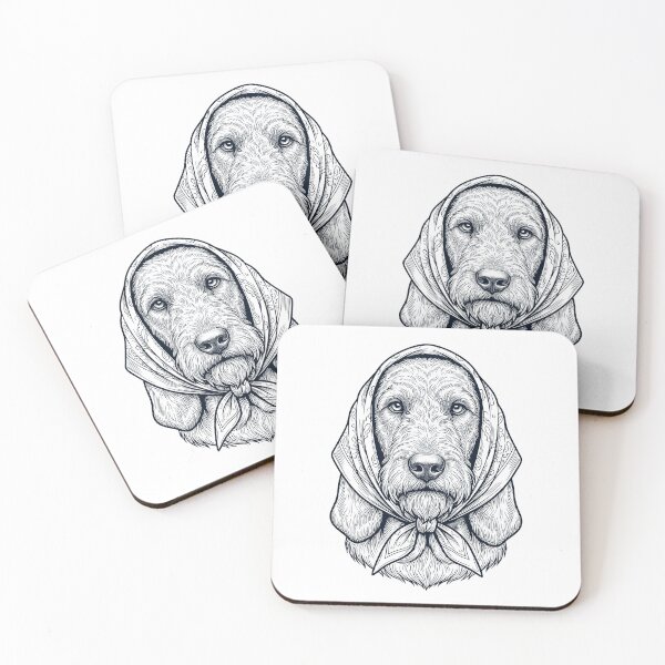 Item preview, Funny Airedale Terrier Babushka Dog Mom designed and sold by DoodleTortle.